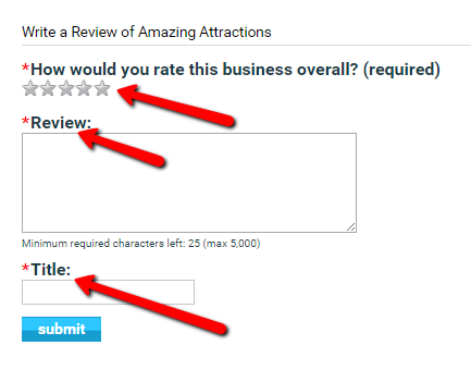 How to write a review on Insider Pages